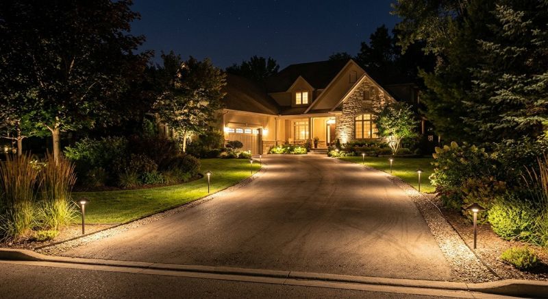 Driveway Lighting Installation in Kansas City, KS