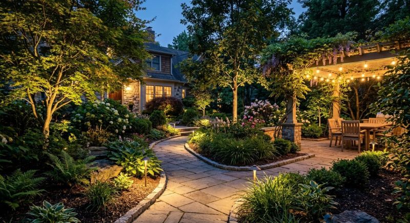 Garden Lighting Installation in Alpharetta, GA