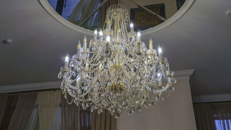 Elegant Lobby Chandeliers