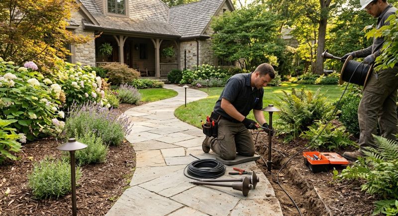 Pathway Lights Installation in Alpharetta, GA